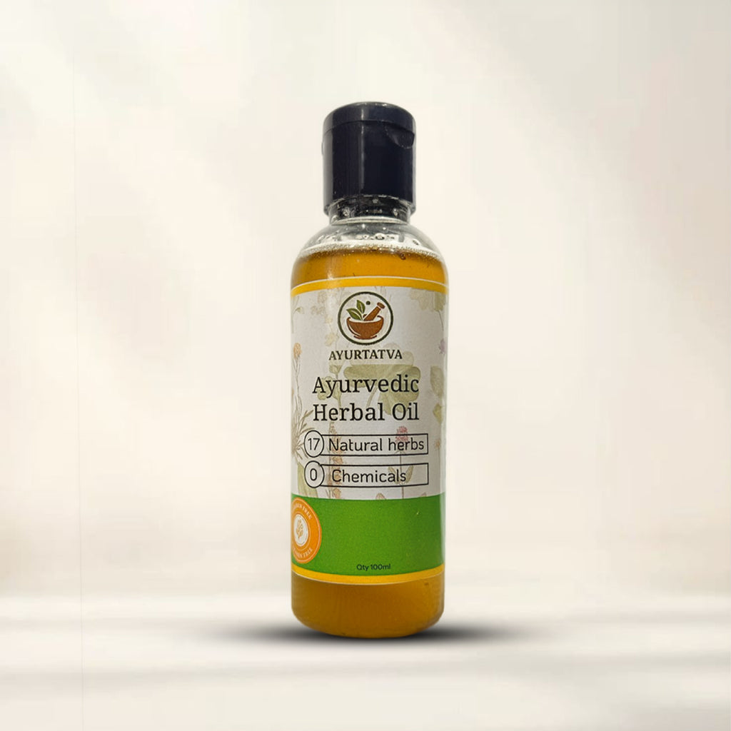 Ayurtatva Herbal Oil – 17 Natural Herbs, 0 Chemicals