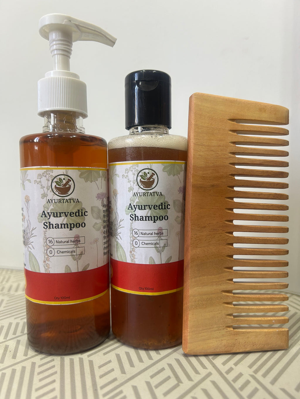 AyurTatva Hair shampoo with free Comb