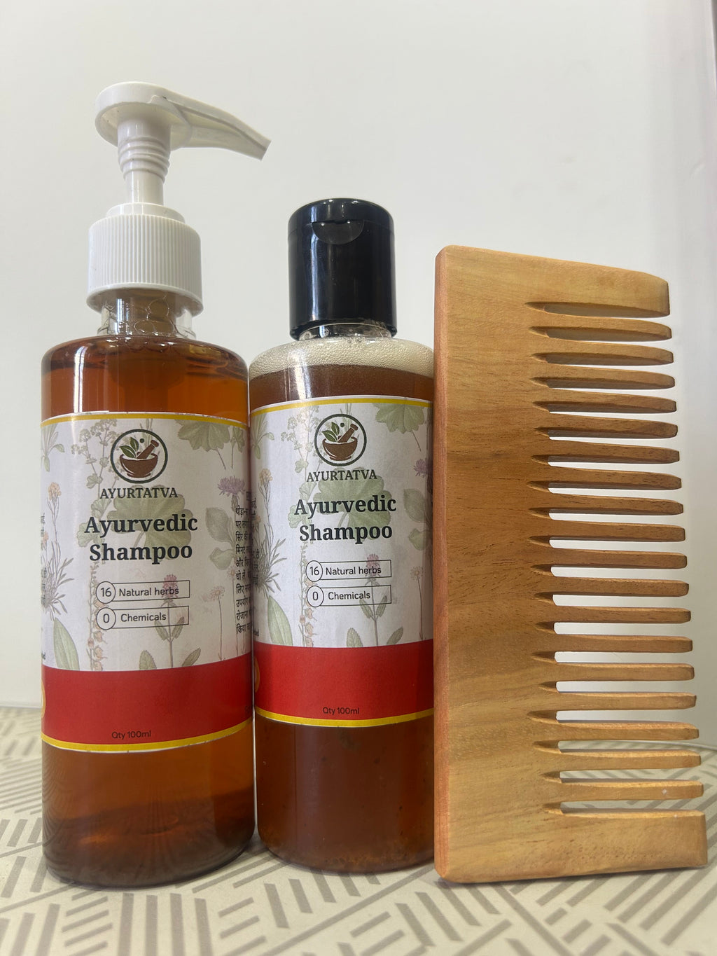 AyurTatva Hair shampoo with free Comb