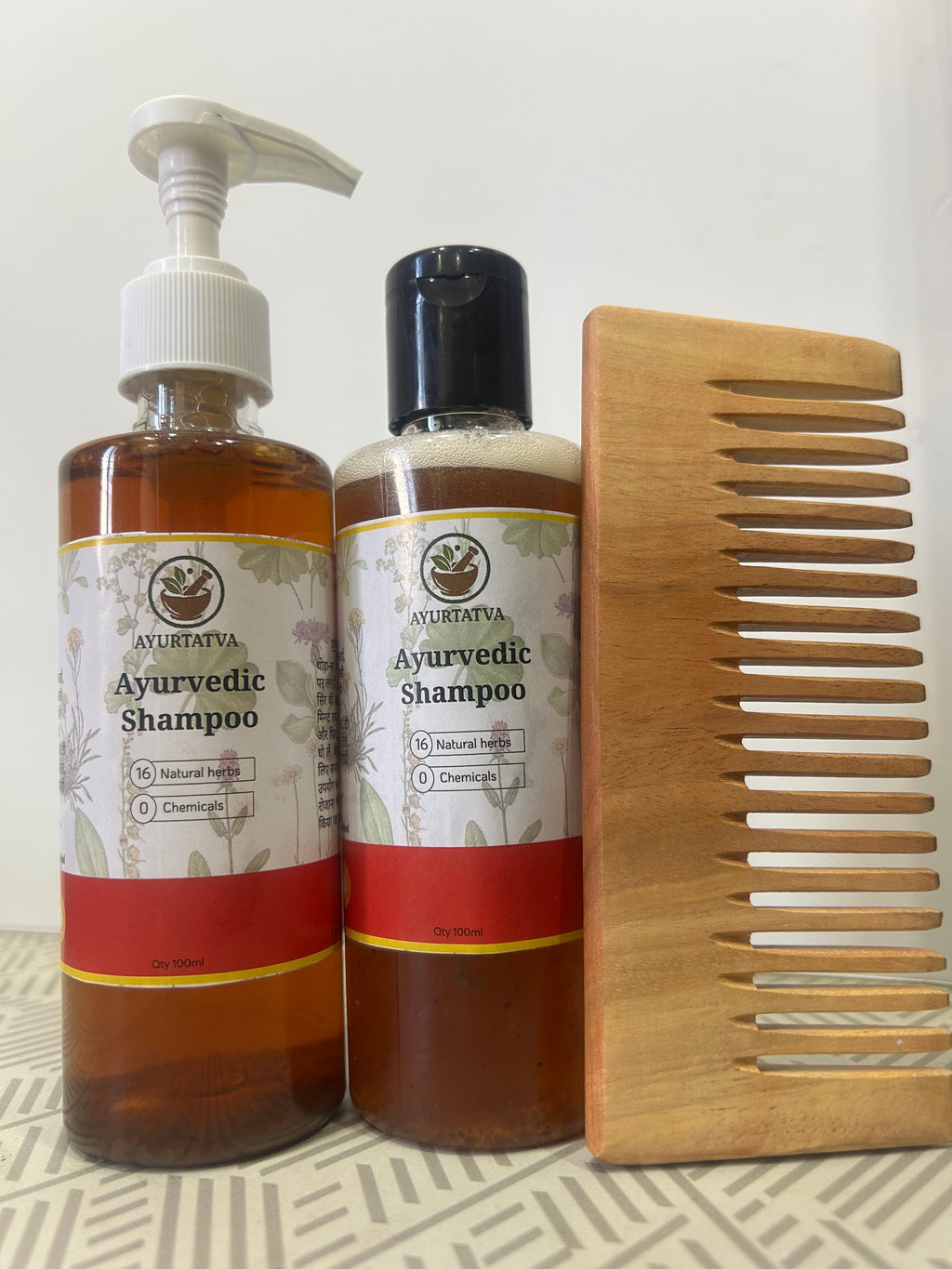 AyurTatva Hair shampoo with free Comb